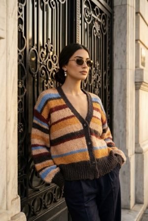Megztinis su sagom Parisiana - Image 2
