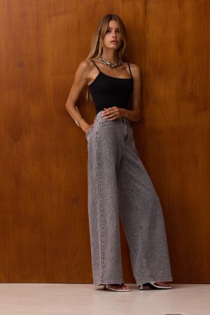 Džinsai Leopardo Wide Leg - Image 1