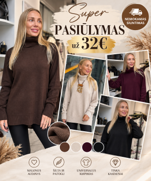 Megztinis Soft Elegance ( 4 spalvos ) + nemokamas siuntimas - Image 1