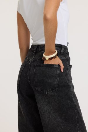 Džinsai Strech Wid Leg (Aukštaūgėm) 2 spalvos - Image 3